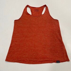 Patagonia Capilene Daily Tank Top Red Orange Size S Small Lightweight Baselayer